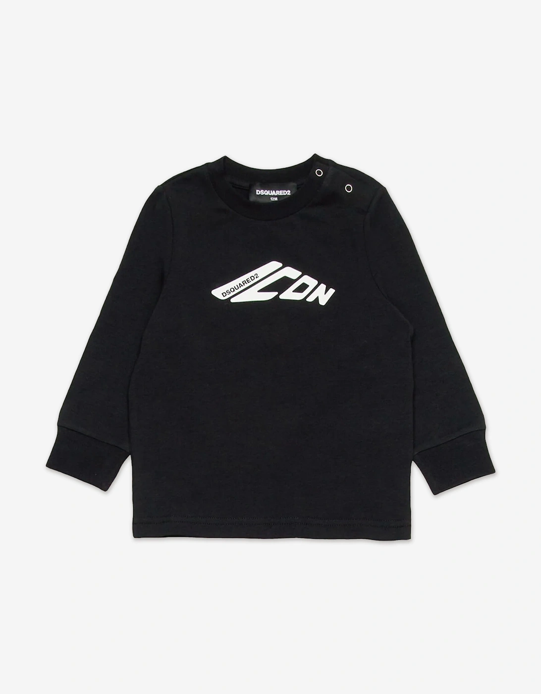 Baby Icon Logo Tracksuit in Black