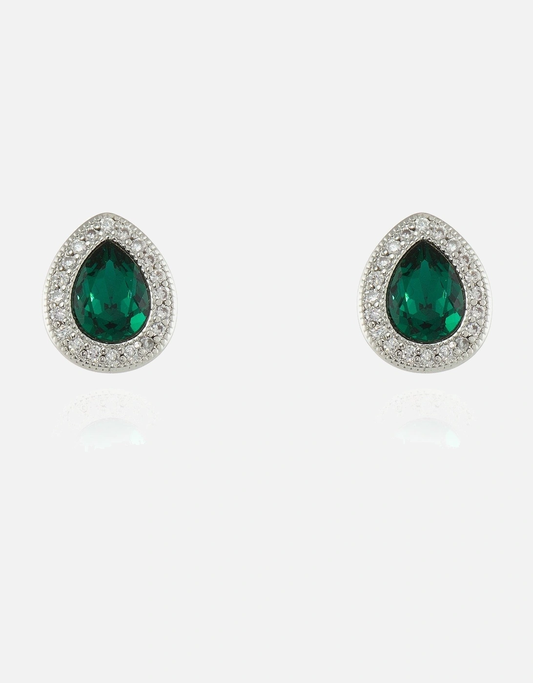 Talma Silver Emerald Earrings, 4 of 3