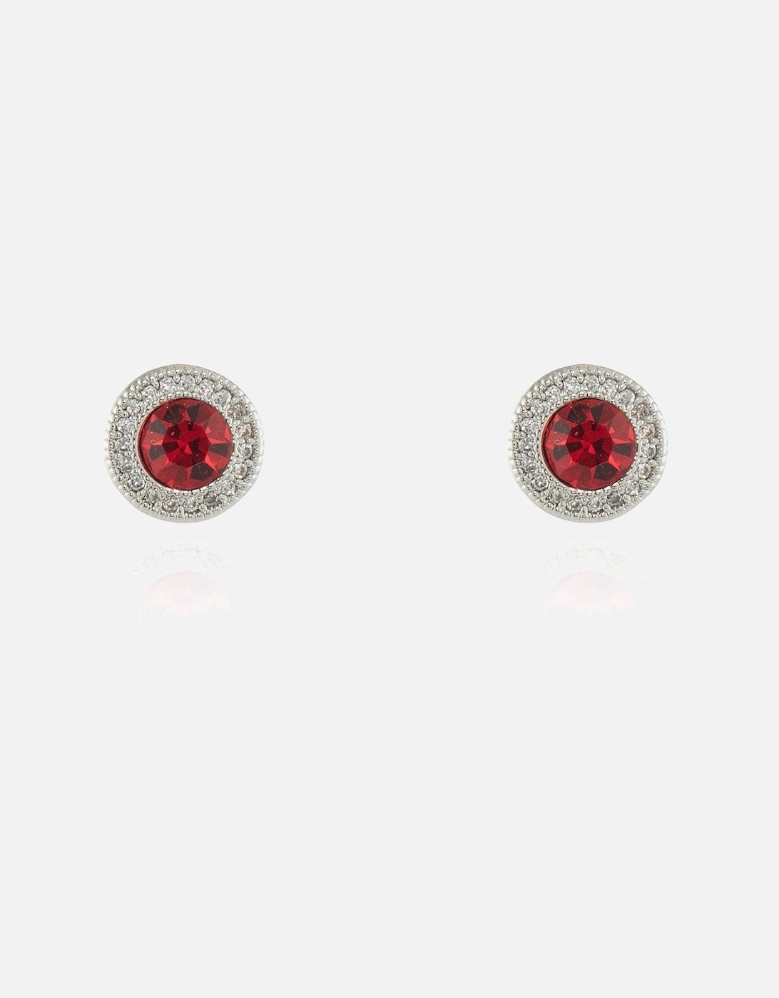 Chikle Ruby Silver Earrings, 4 of 3