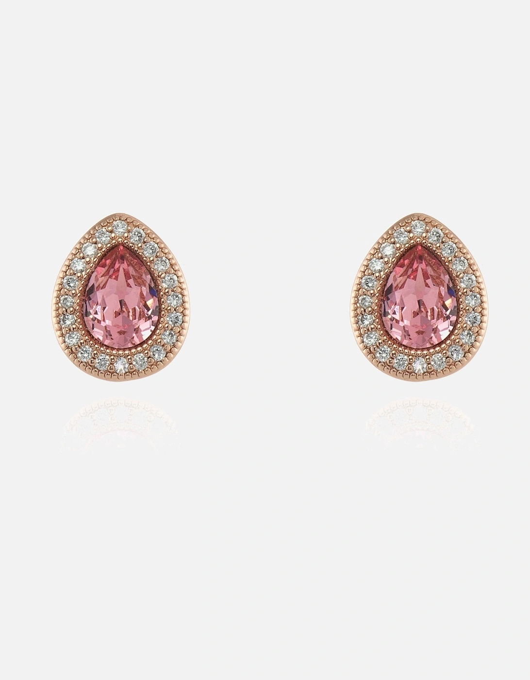 Women's Cachet London Talma Rose Pink Gold Earrings