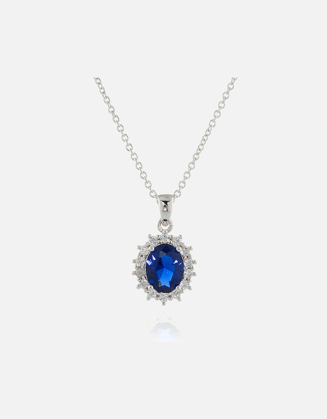 Dacia Silver Sapphire Pendant, 4 of 3