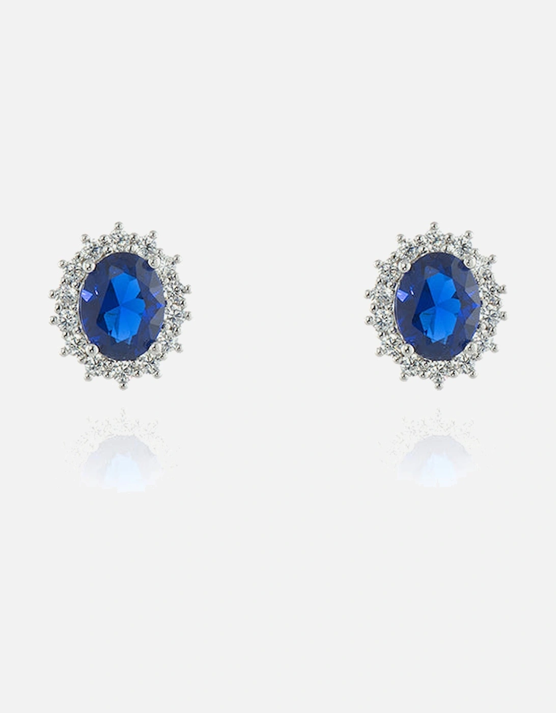 Dacia Silver Sapphire Earrings, 5 of 4