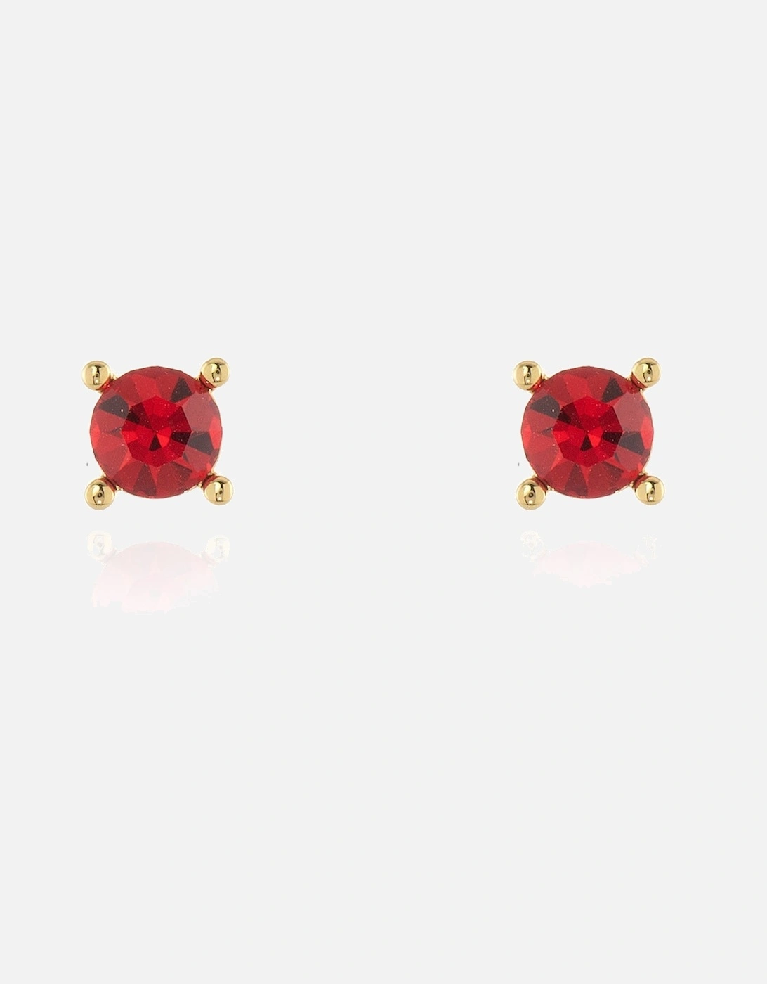 Laine 6mm Ruby Gold Earrings, 4 of 3
