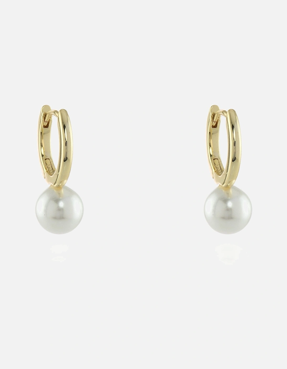 Padma 8mm Pearl Gold Hoop, 3 of 2