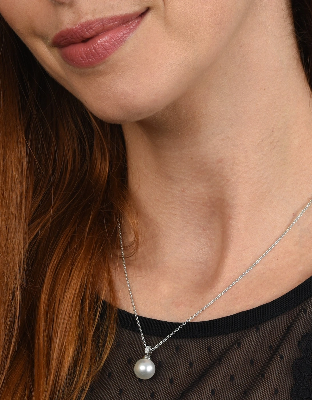 Gina Silver Pearl Pendant, 3 of 2