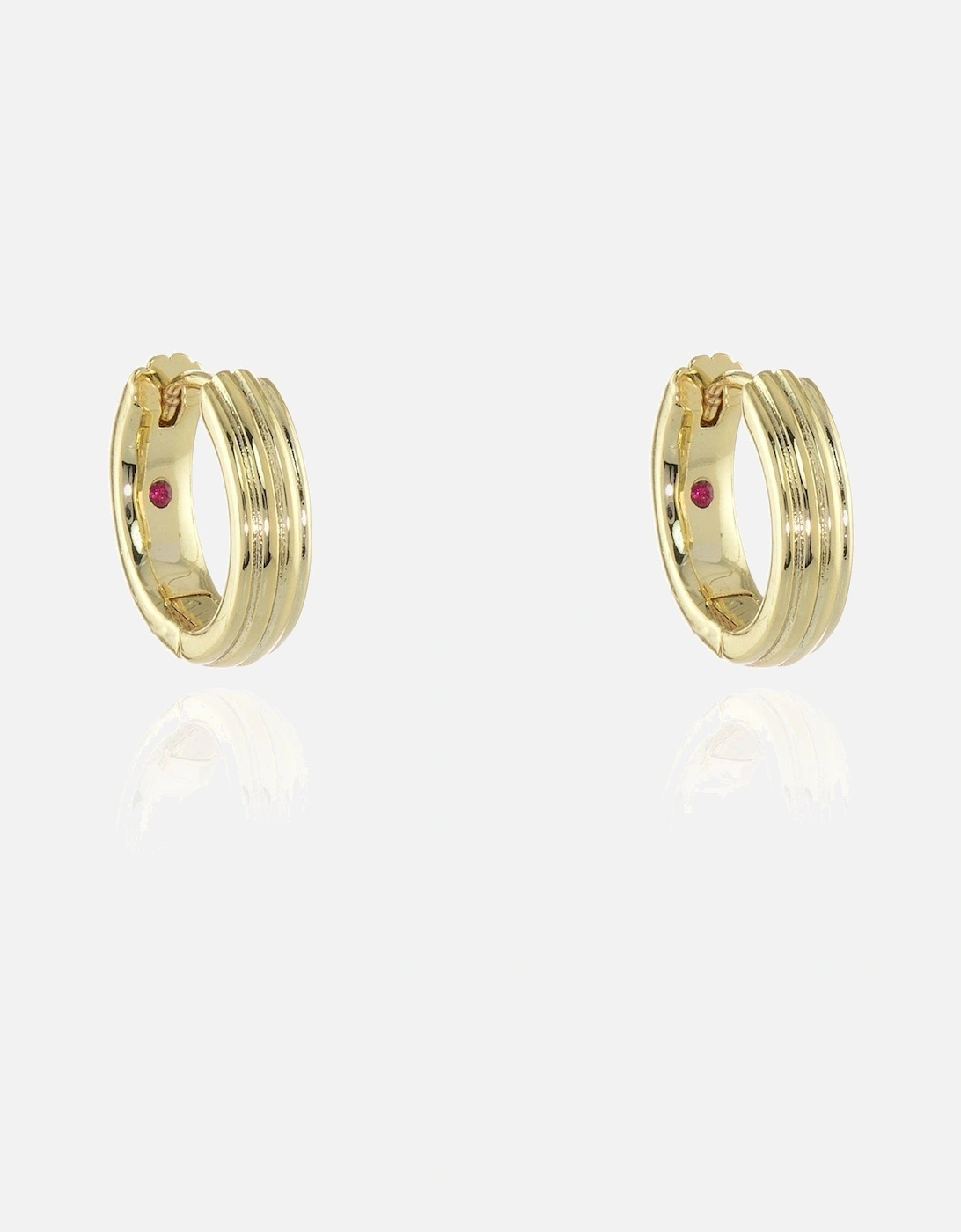 Rivas Huggie 14mm Gold Hoop, 3 of 2