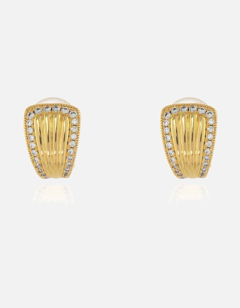 Fallon Gold Clip On Earrings