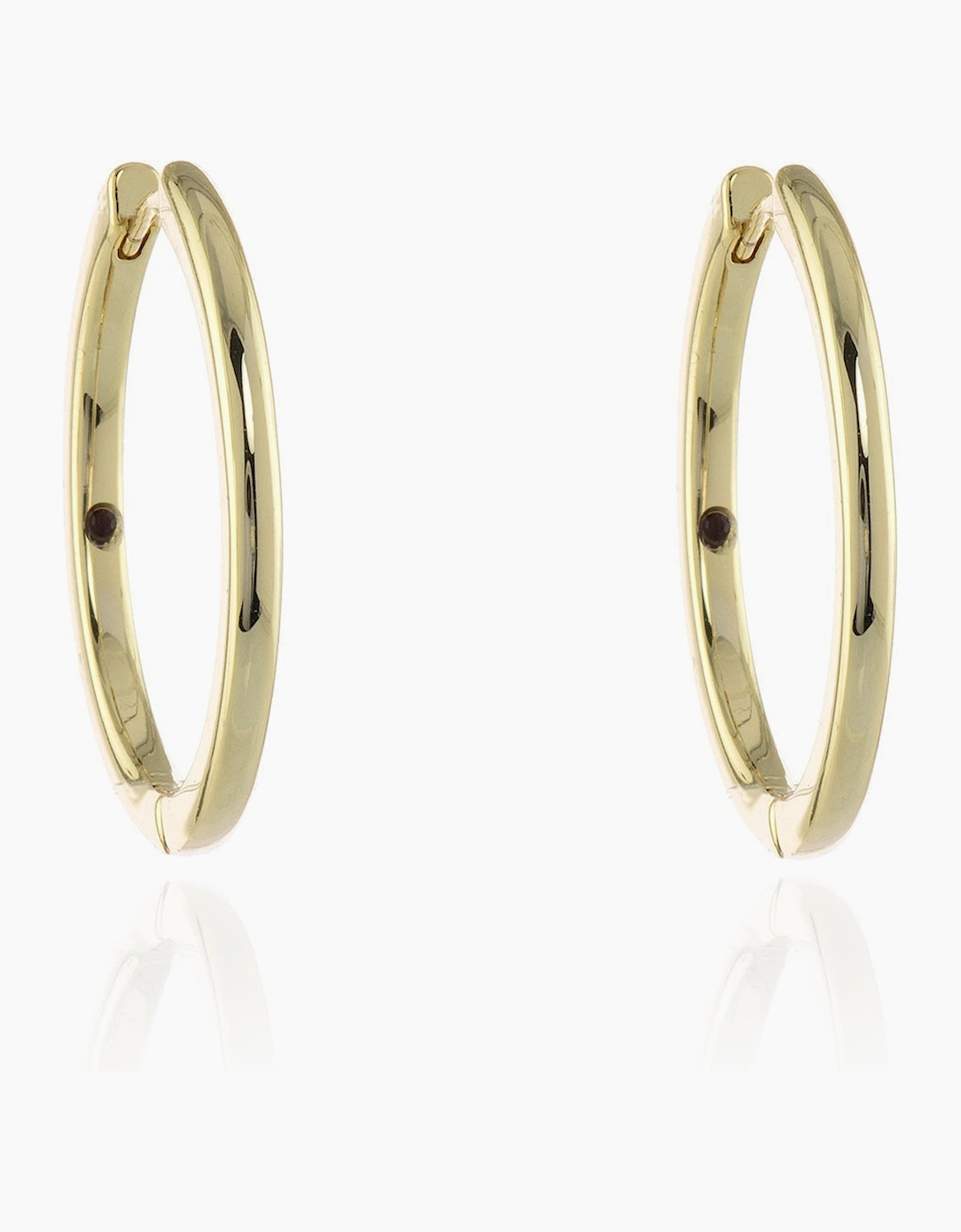 Cachet London Women's Gold Henley 25Mm Huggie Hoop Large
