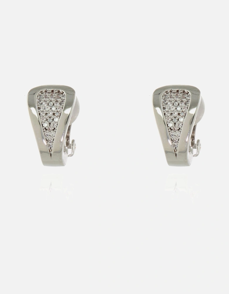 Talli Silver Clip On Earrings
