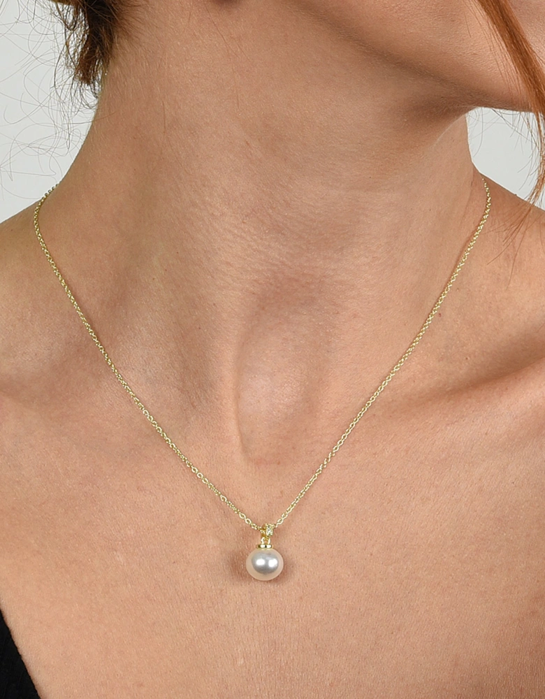 Gina Gold Pearl Pendant