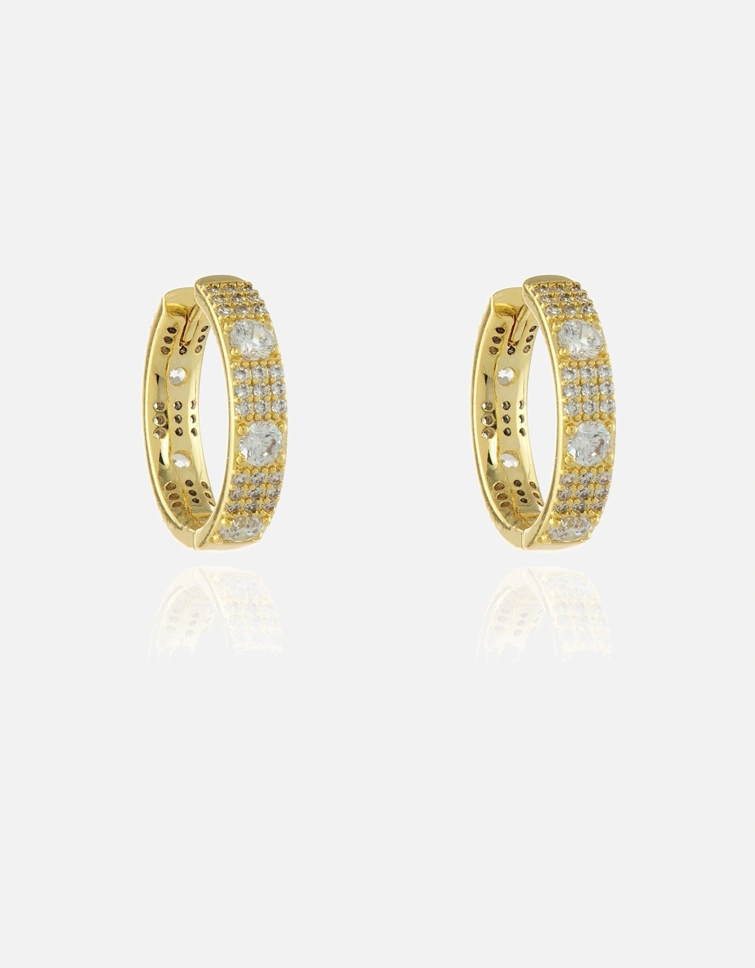 Fellini Medium 18mm Gold Hoop, 3 of 2