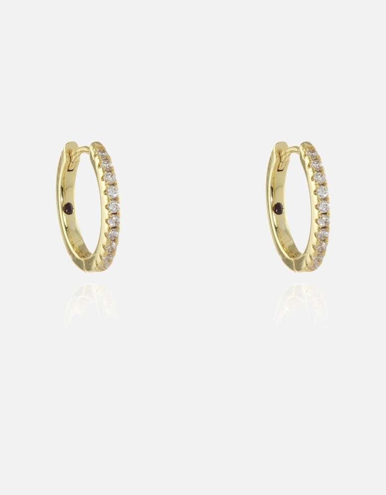 Gidget Medium 16mm Gold Hoop
