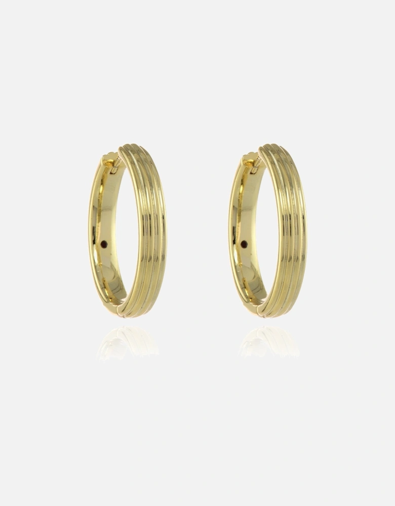 Rivas Large 25mm Gold Hoop