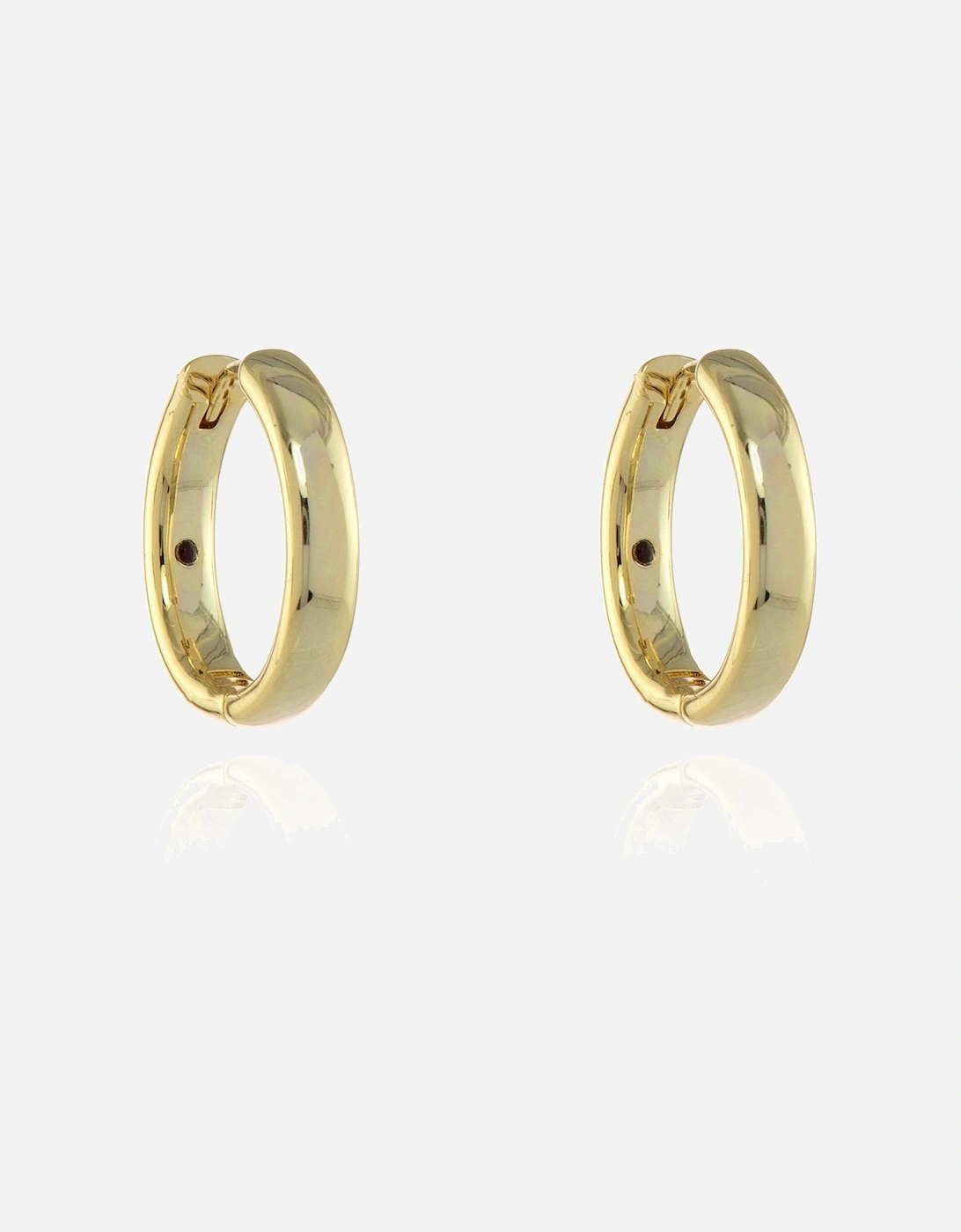 Sabrina Medium 18mm Gold Hoop, 3 of 2