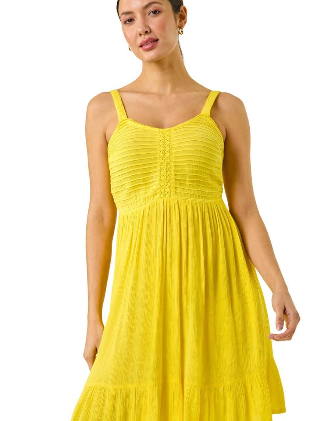 Strappy Shirred Sundress, 2 of 1