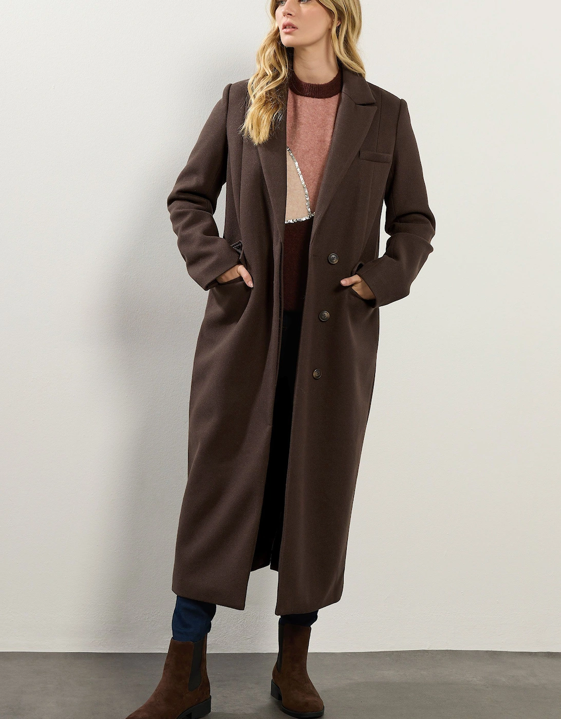 Tall Longline Maxi Coat, 2 of 1