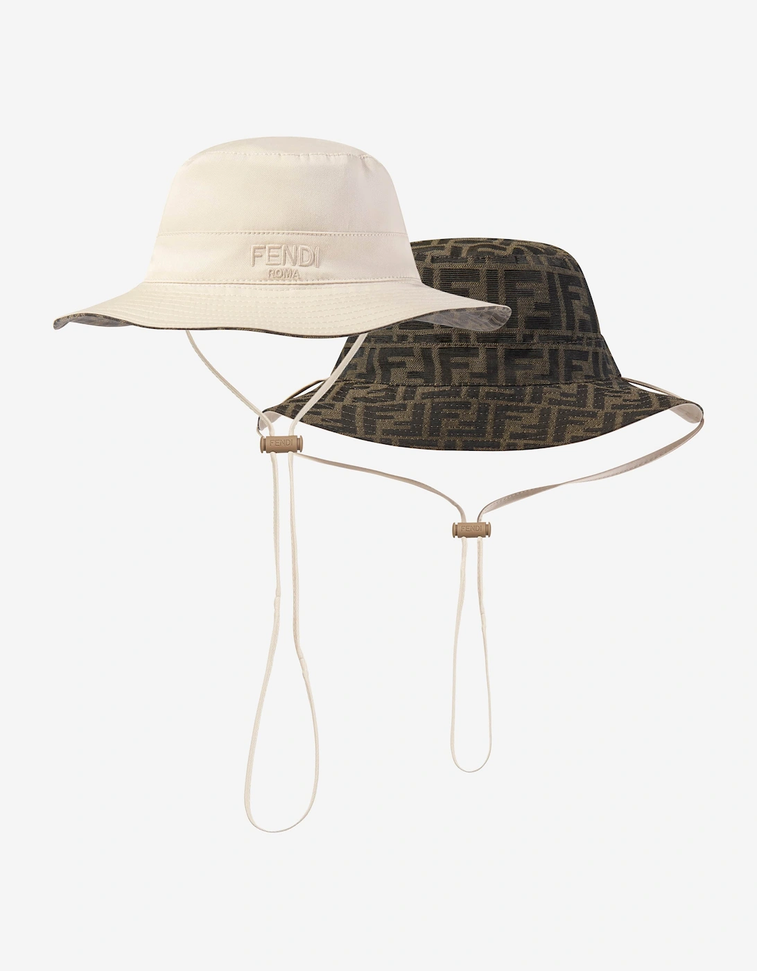 Boys Reversible Logo Bucket Hat in Beige, 5 of 4