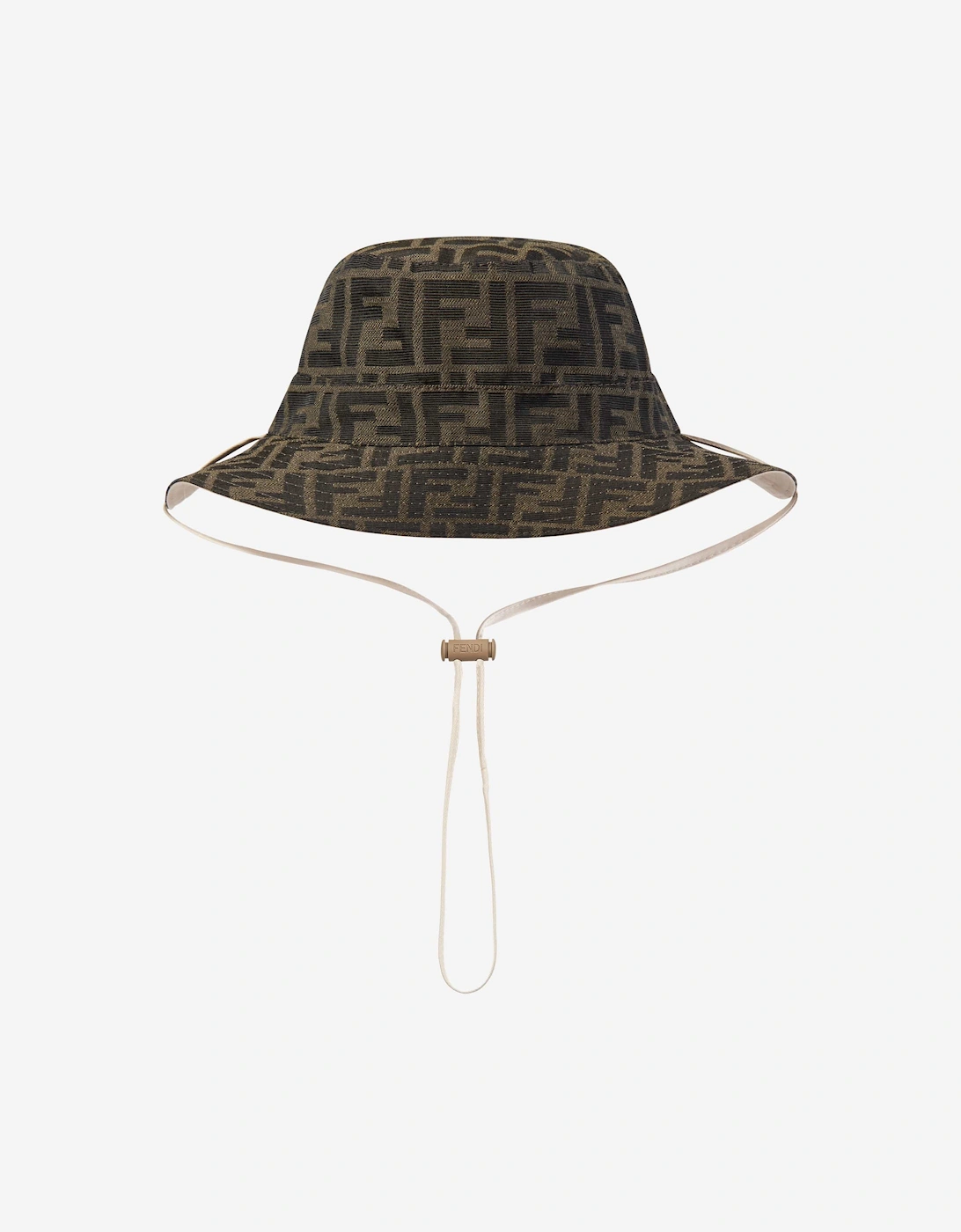 Boys Reversible Logo Bucket Hat in Beige