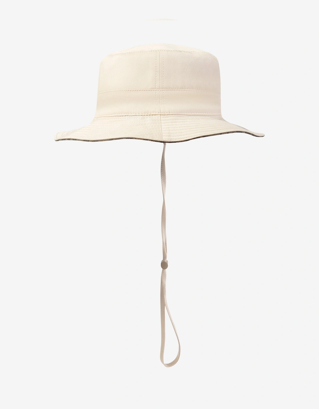 Boys Reversible Logo Bucket Hat in Beige