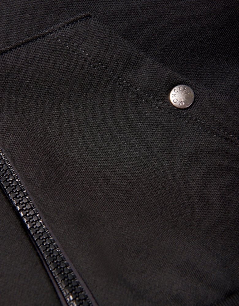 Enfant Girls Zip Up Hoodie in Black