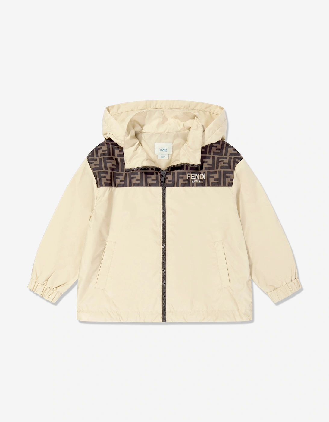 Kids K-Way Jacket in Beige, 5 of 4
