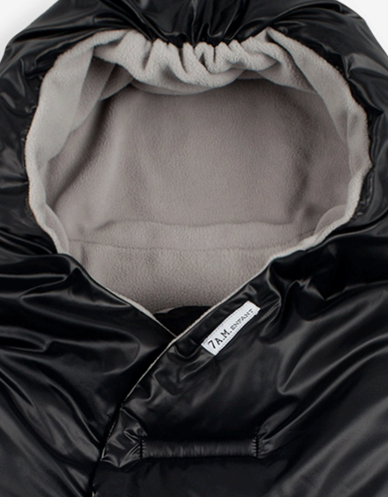 7AM Enfant Baby Nido Duvet Wrap in Black