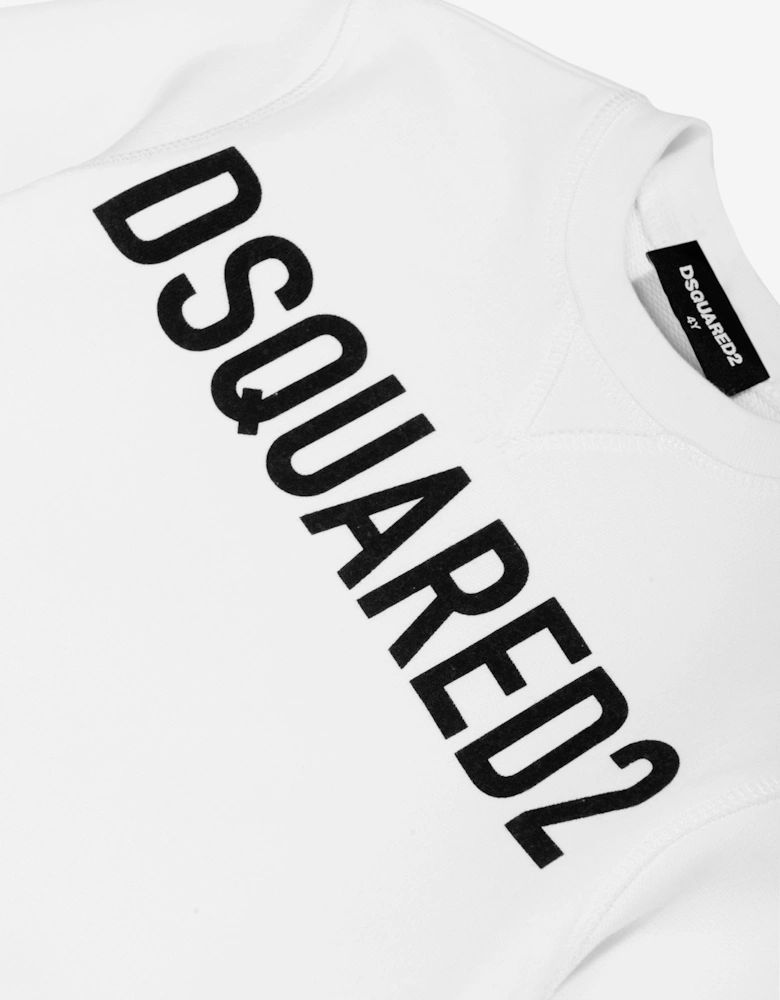 Kids Logo Sweatshirt in White
