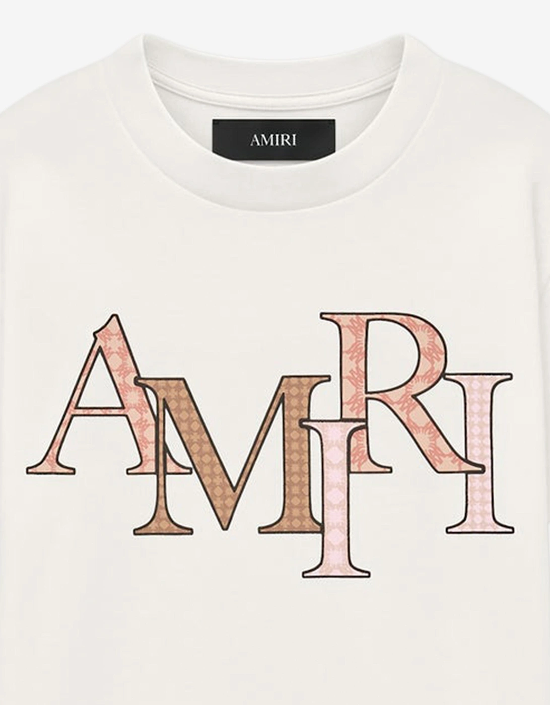 Kids Staggered T-Shirt in Ivory