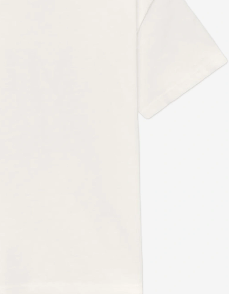 Kids Staggered T-Shirt in Ivory