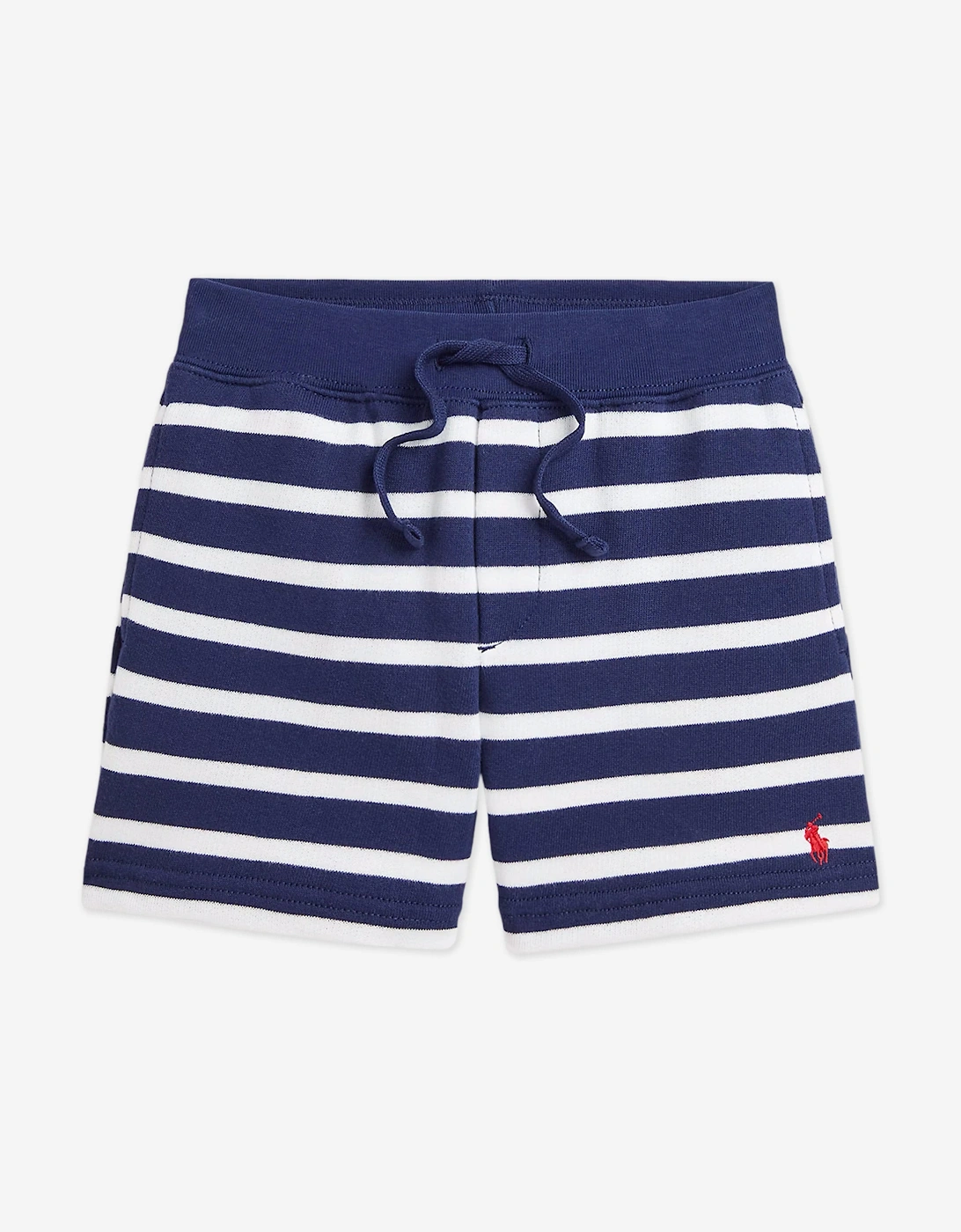 Boys Striped Logo Shorts in Navy, 5 of 4