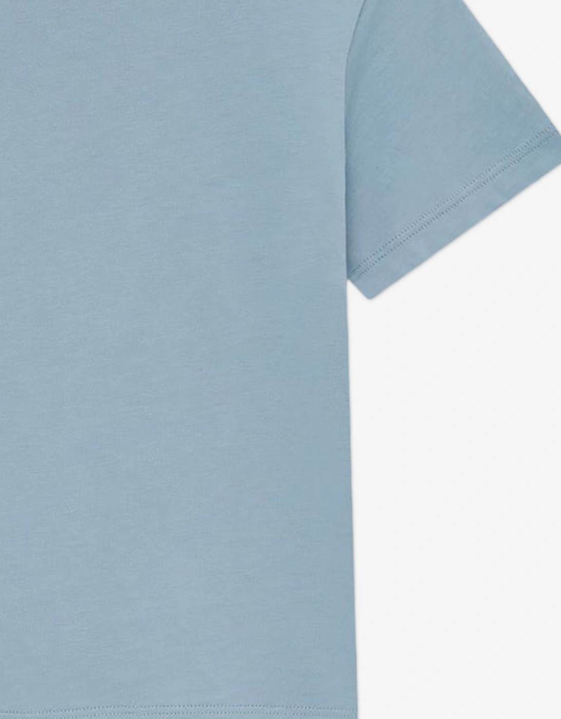 Kids Staggered T-Shirt in Blue
