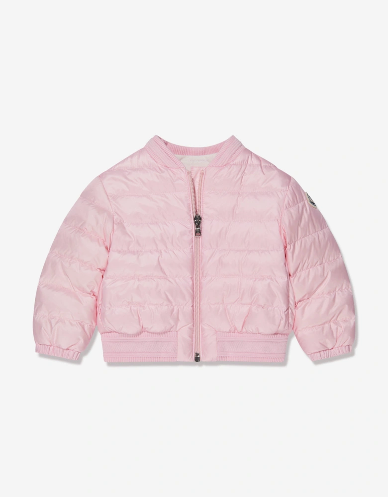 Enfant Baby Girls Down Padded Ter Jacket in Pink
