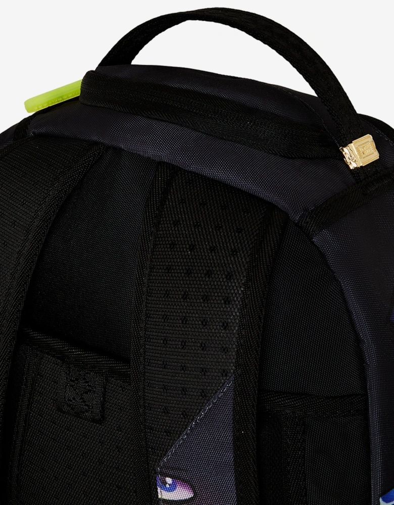 Kids Eyes On You Glow In The Dark Effect DLXR Backpack in Multicolour (45.72cm)