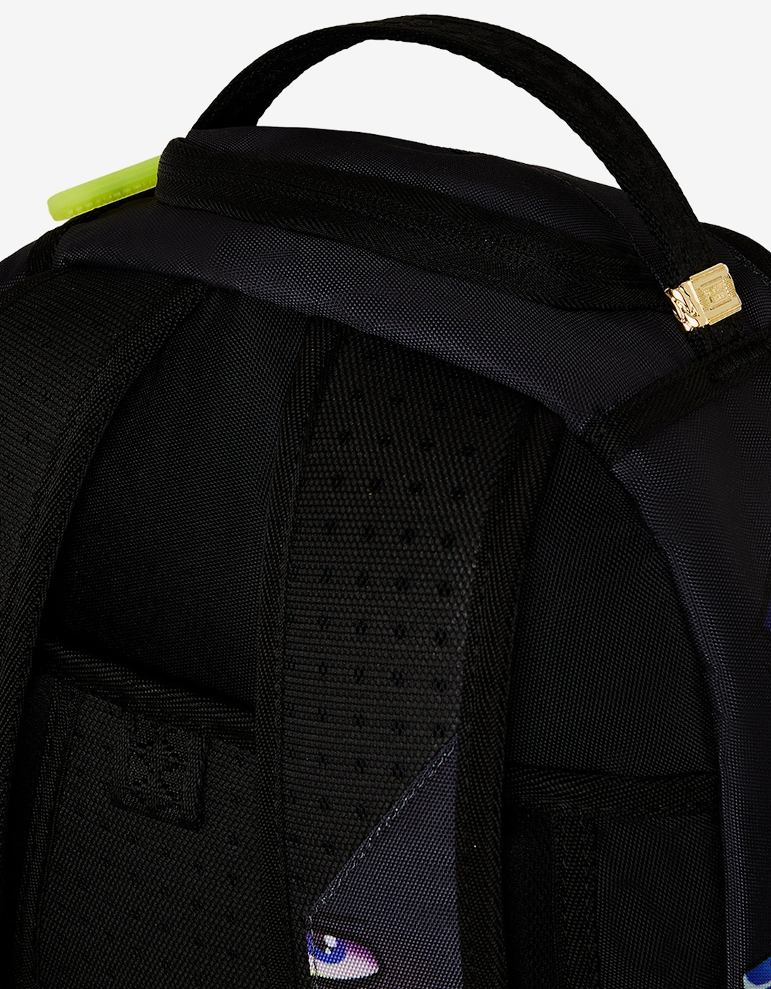 Kids Eyes On You Glow In The Dark Effect DLXR Backpack in Multicolour (45.72cm)