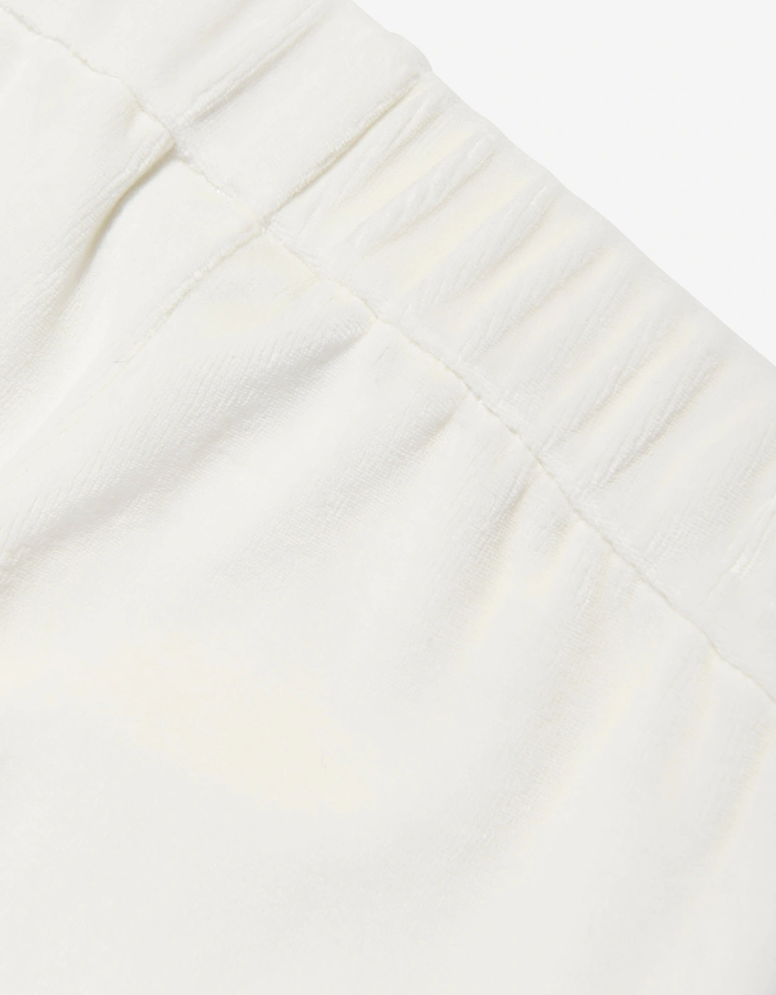 Baby Chenille Logo Joggers in White