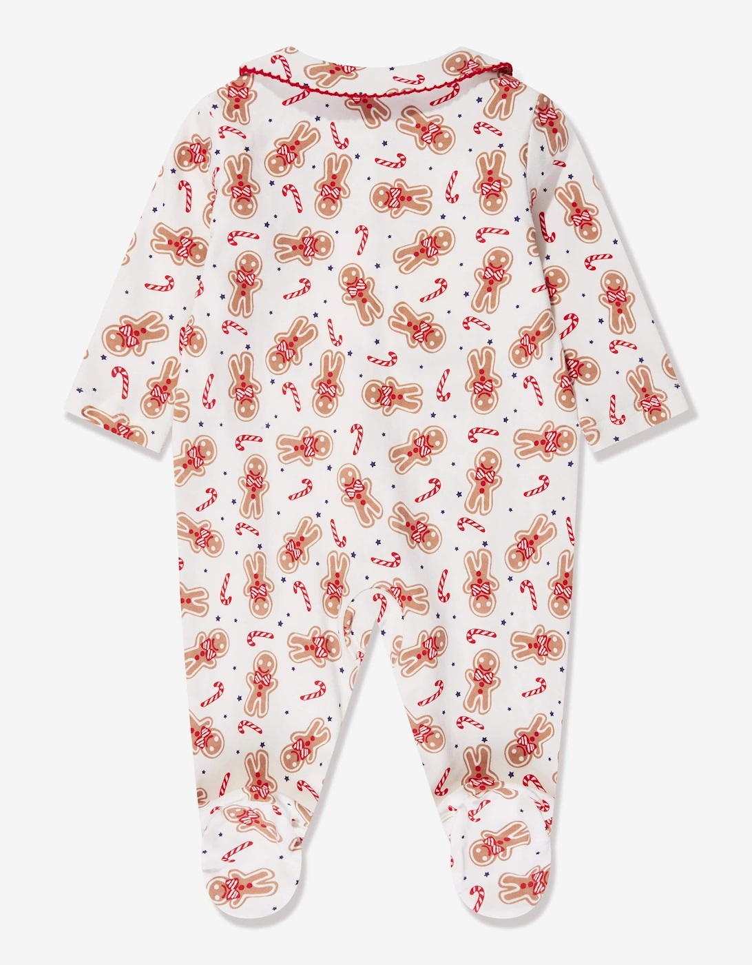 Baby Gingerbread Babygrow in White