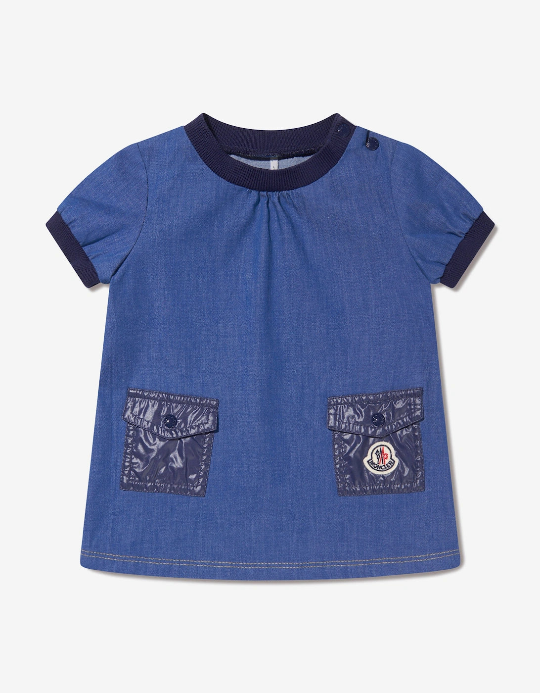 Enfant Baby Girls Dress in Blue, 5 of 4