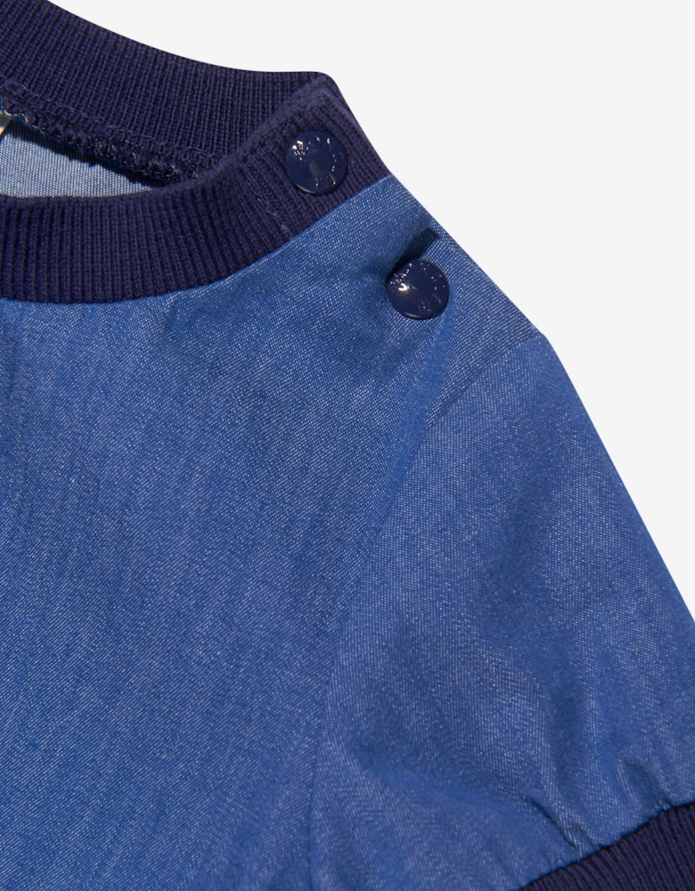 Enfant Baby Girls Dress in Blue