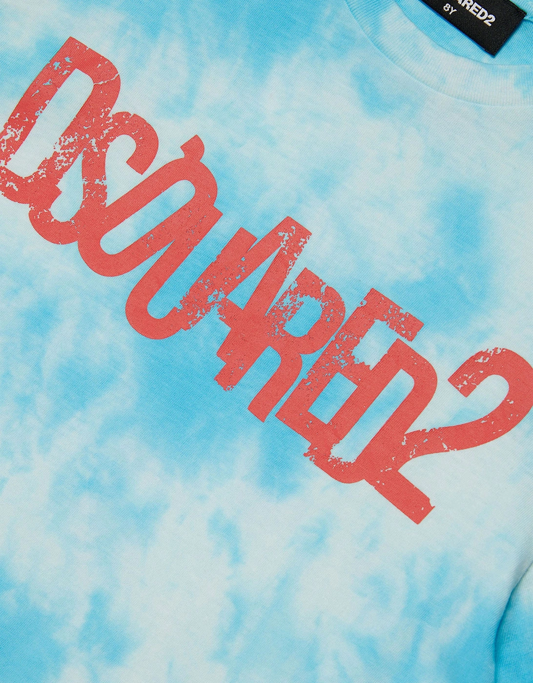 Kids Tie-Dye Logo T-Shirt in Blue