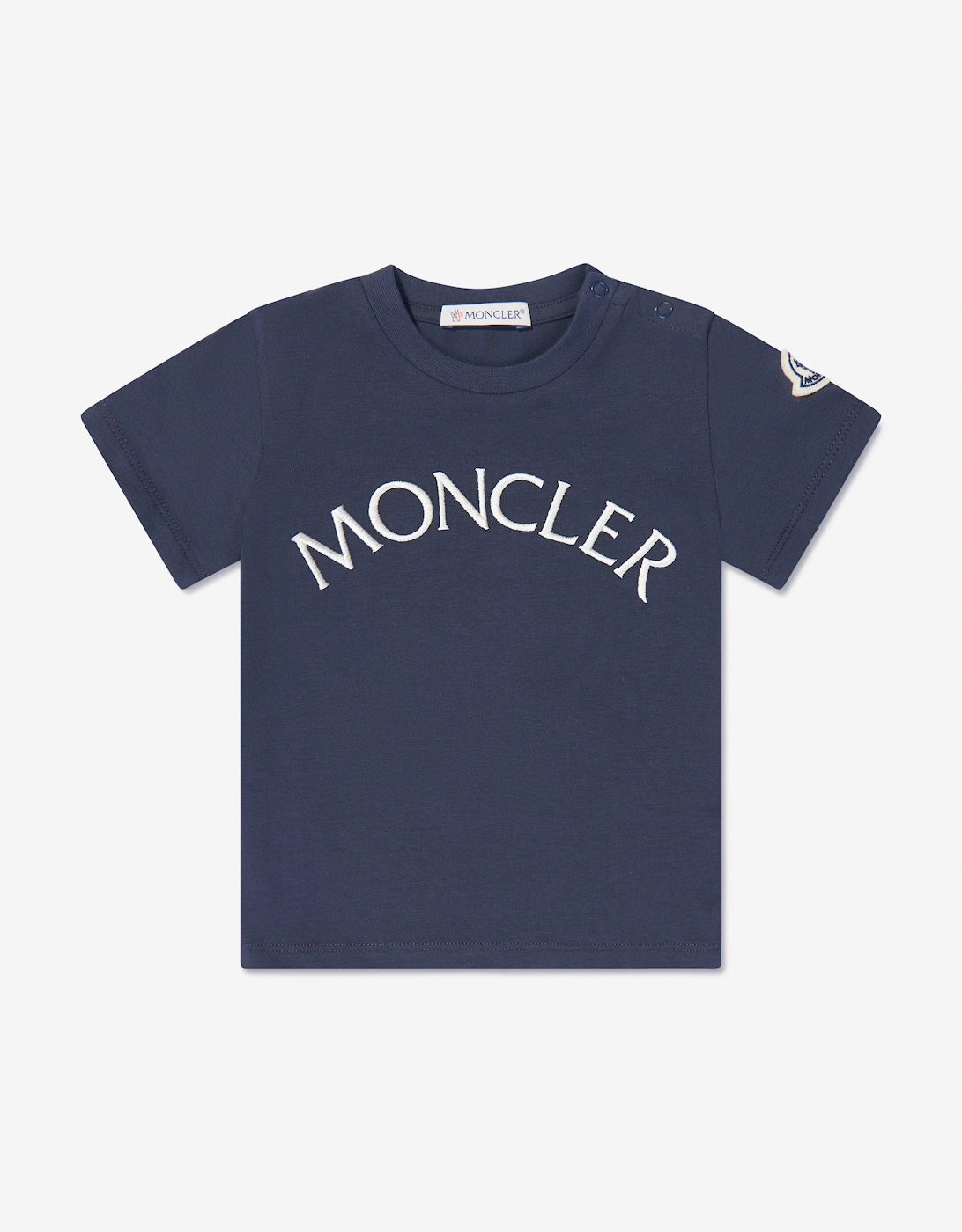 Enfant Baby Girls Logo T-Shirt in Navy, 5 of 4