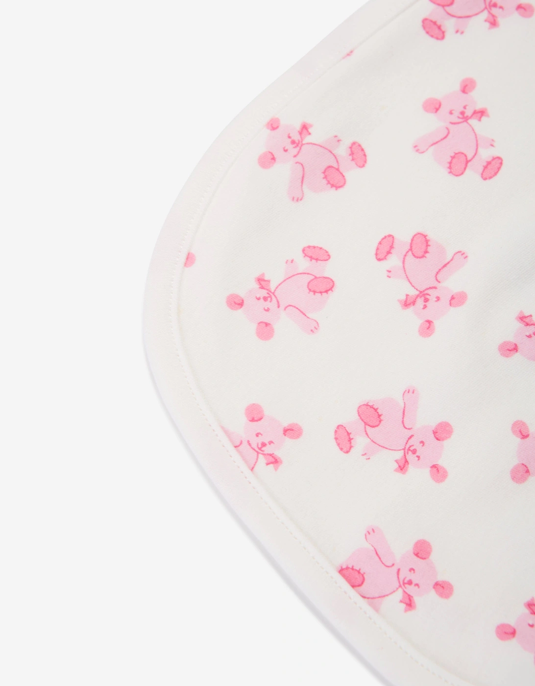 Baby Girls Teddy Bib in Pink