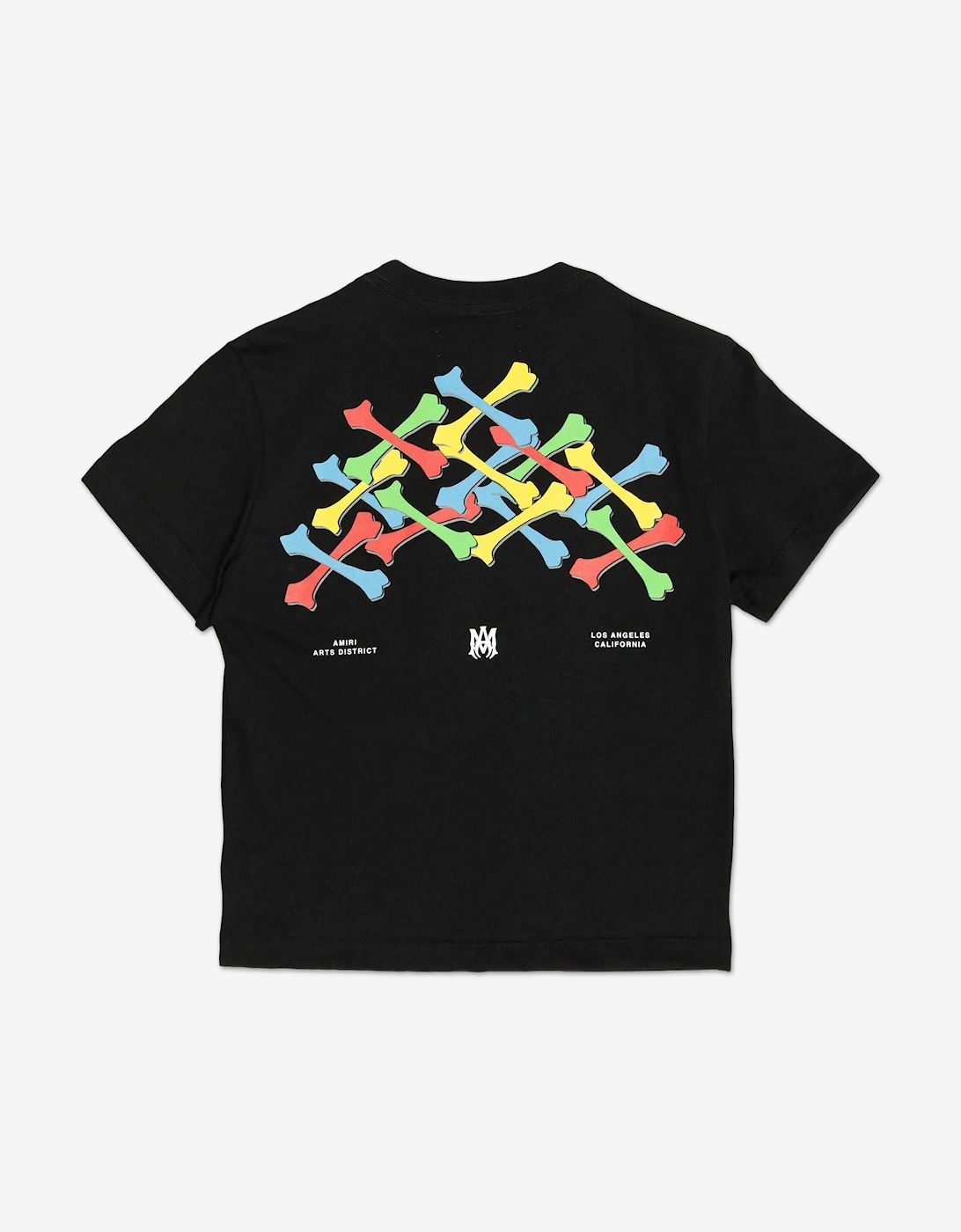 Kids Stacked T-Shirt in Black