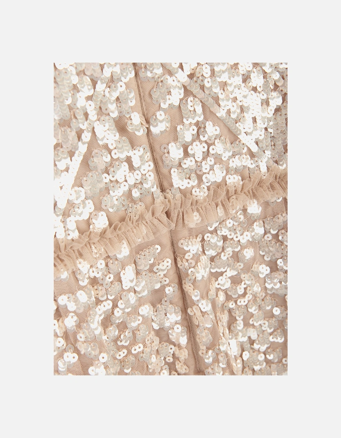 Girls Aurora Dress in Beige
