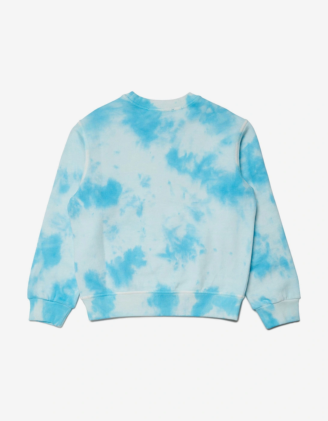 Kids Tie-Dye Logo Sweatshirt in Blue