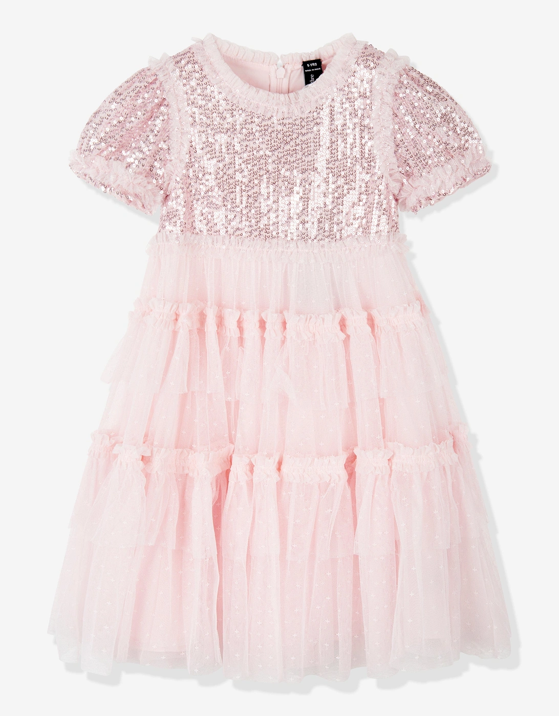Girls Annalise Dress in Pink, 5 of 4