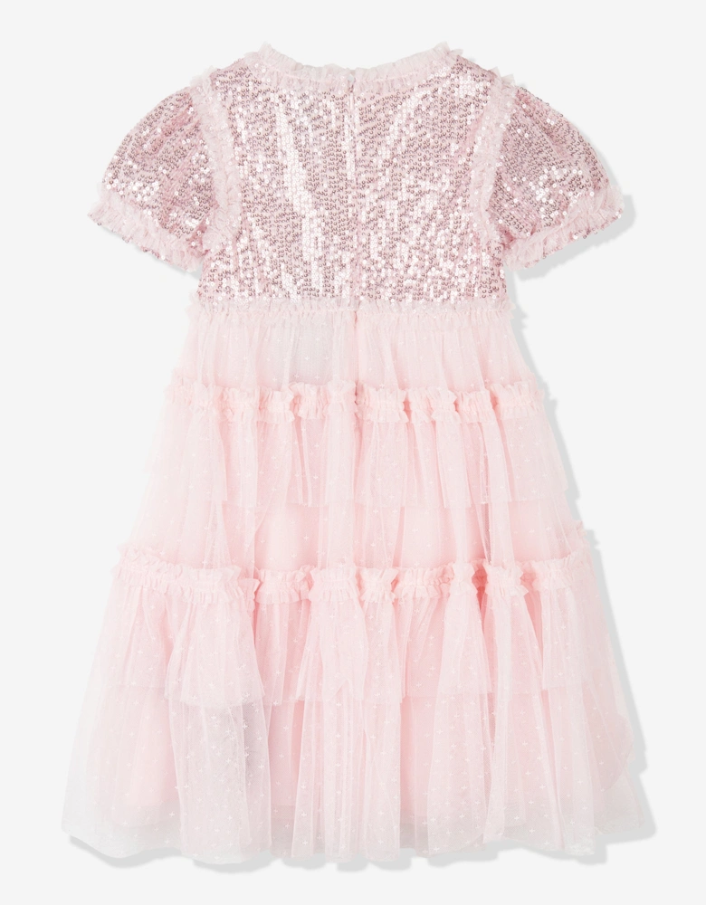 Girls Annalise Dress in Pink