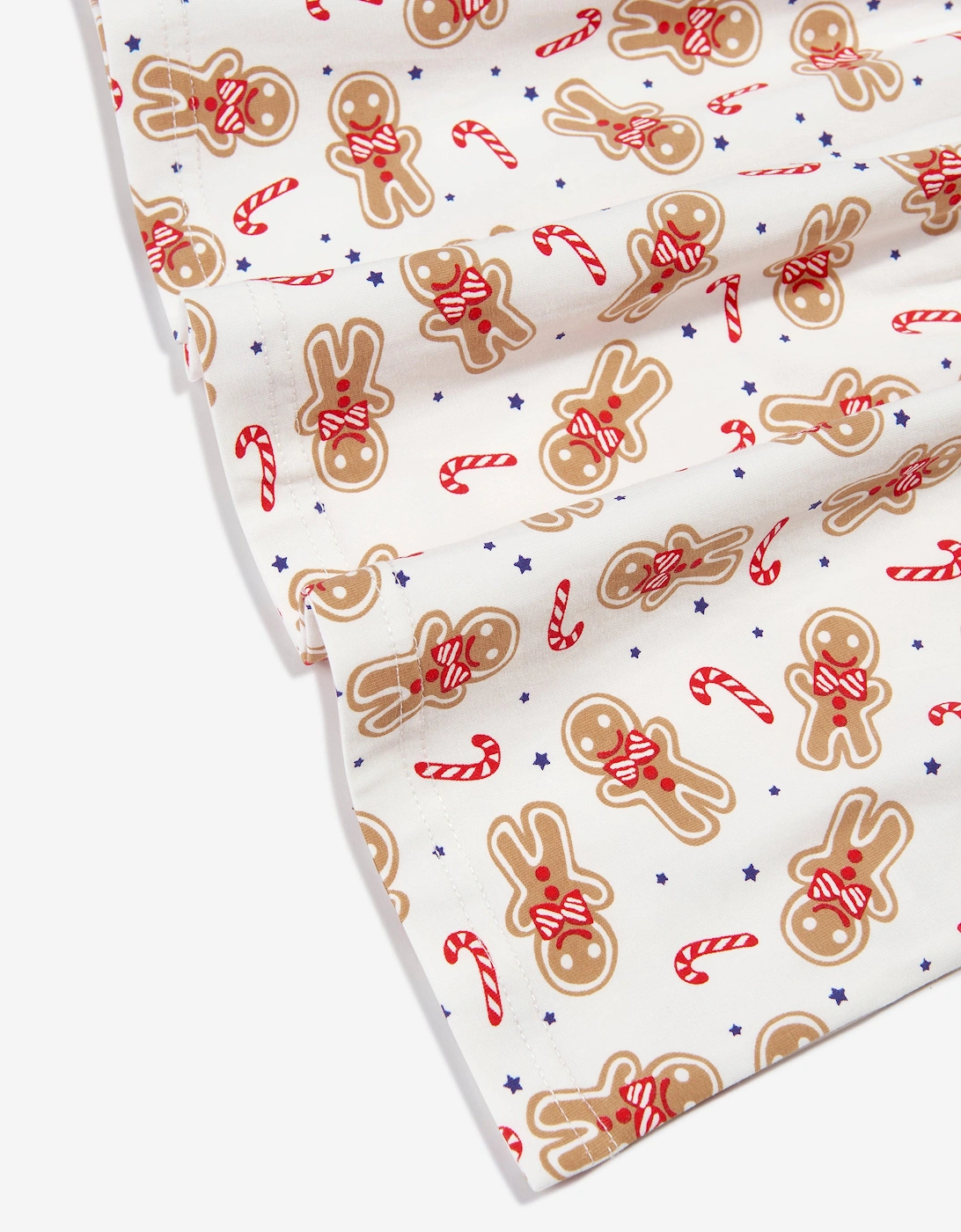Baby Girls Gingerbread Jersey Dress in White