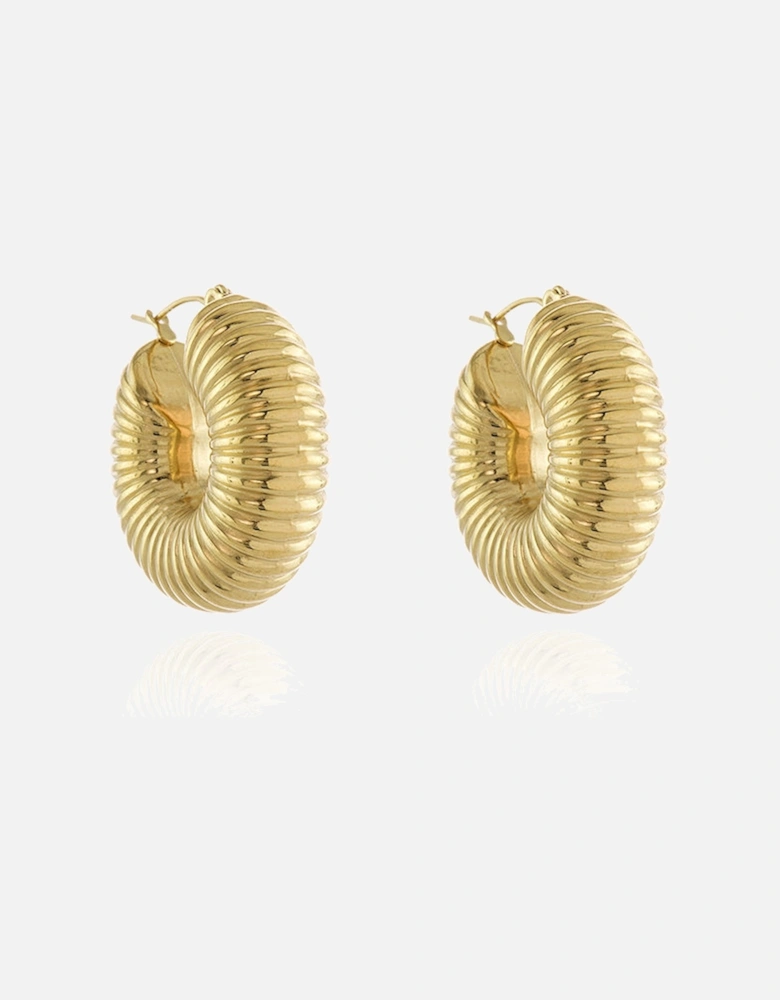 Fifer Gold Hoop Earrings