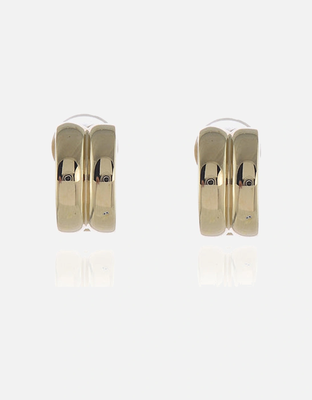 Suzy Polished Gold Clip On Earrings, 4 of 3