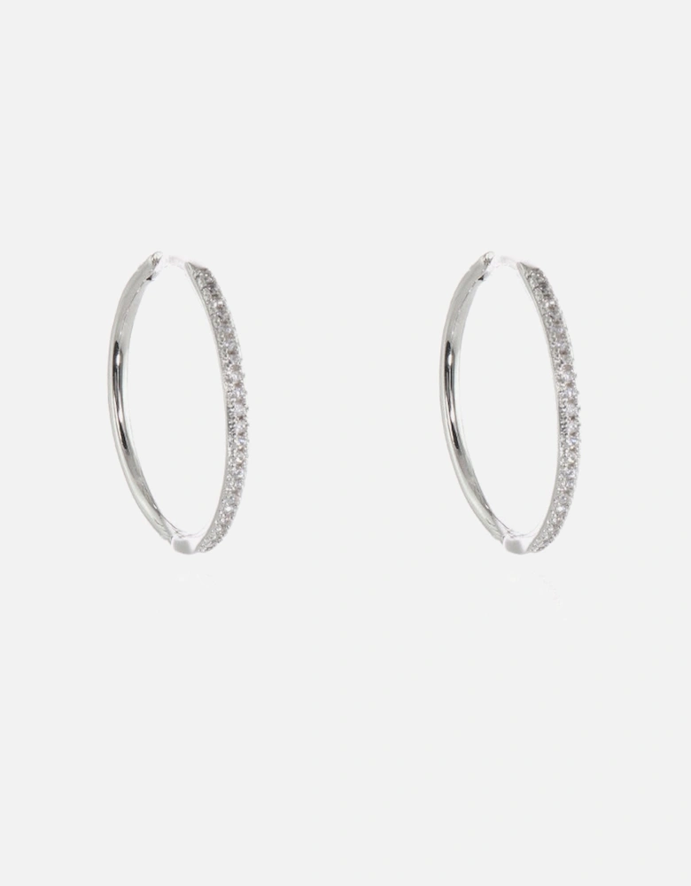 Vice Silver Hoop Earrings
